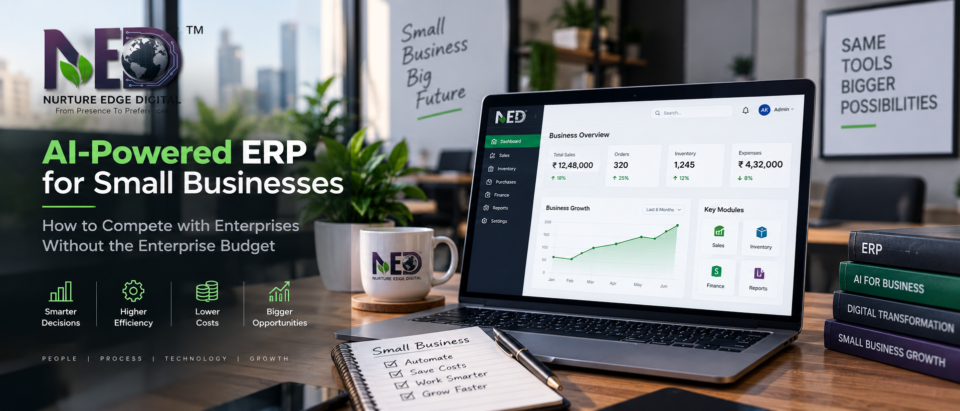 AI-Powered ERP for Small Businesses: How to Compete with Enterprises Without the Enterprise Budget